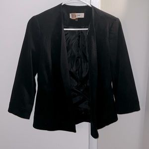 Plain black blazer
